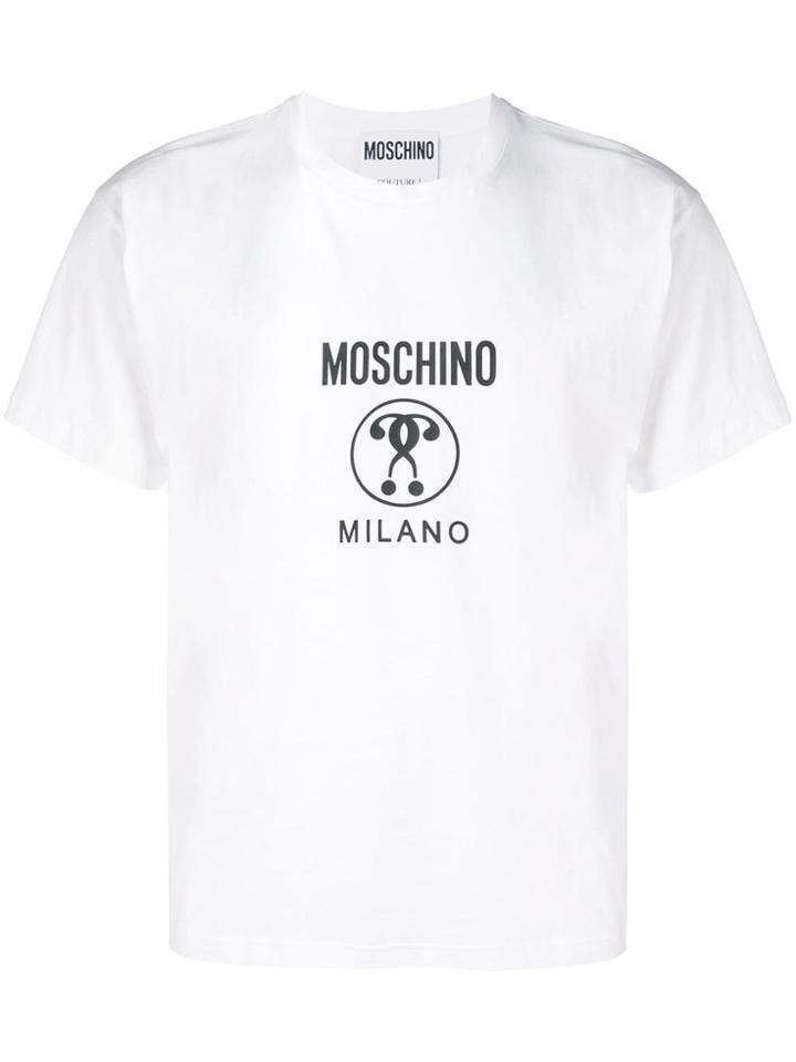 Moschino Double Question Logo T-shirt - White