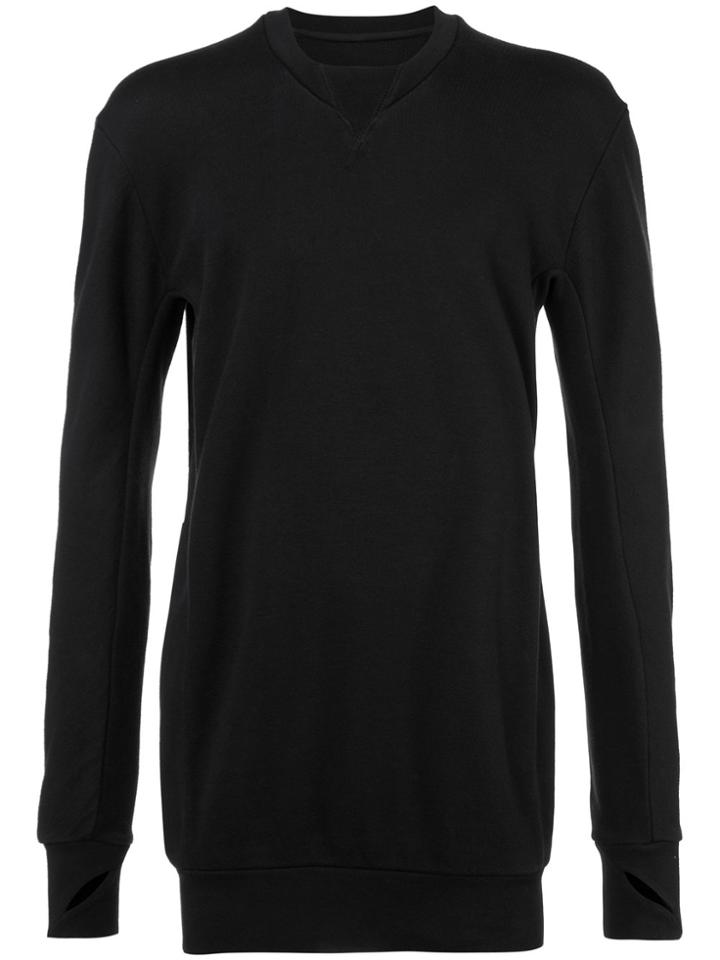 11 By Boris Bidjan Saberi Loose-fit Sweatshirt - Black