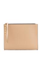 Marni Leather Zip Pouch - Brown