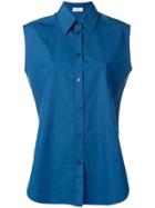 Sonia Rykiel Pointed Collar Shirt - Blue