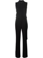 Diane Von Furstenberg 'traci' Jumpsuit, Women's, Size: 6, Black, Silk/spandex/elastane