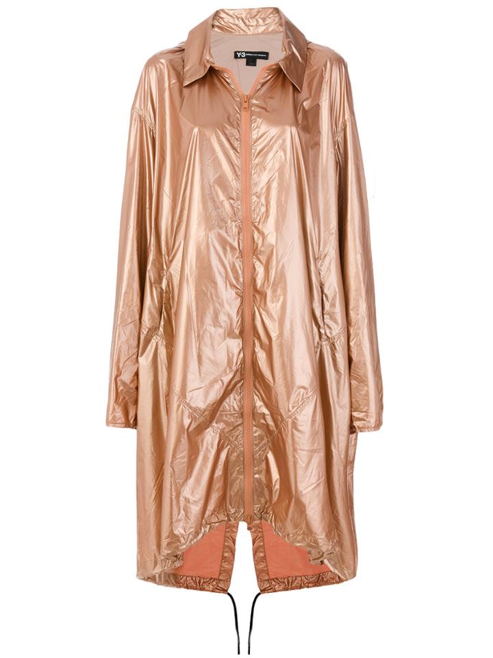 Y-3 Oversized Raincoat - Pink & Purple