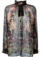 Roberto Cavalli Ruffle Neck Blouse