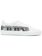 Burberry Doodle Print Sneakers - White
