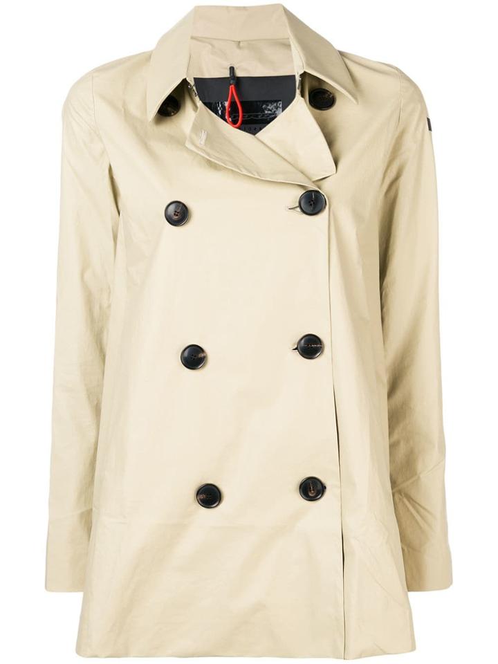Rrd Short Trench Coat - Neutrals