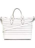 Giorgio Armani Large Striped Tote Bag