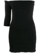 Ports 1961 Off-shoulder Knitted Dress - Black