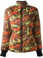 Jean Paul Gaultier Vintage Camouflage Jacket, Women's, Size: 44, Black