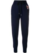 Markus Lupfer Intarsia Cat Track Pants - Blue