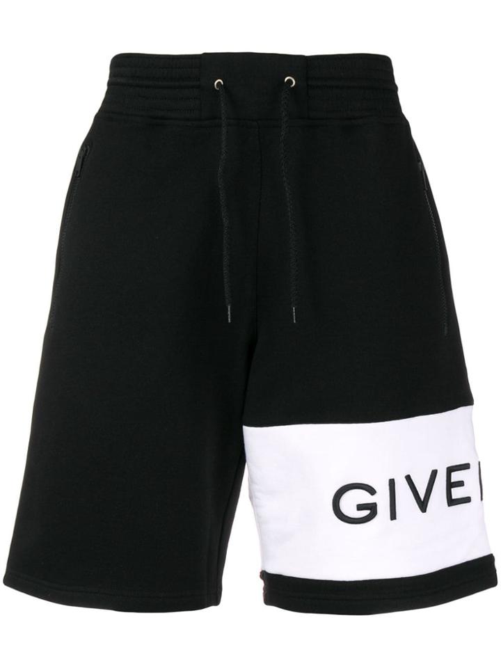 Givenchy Logo Print Shirts - Black