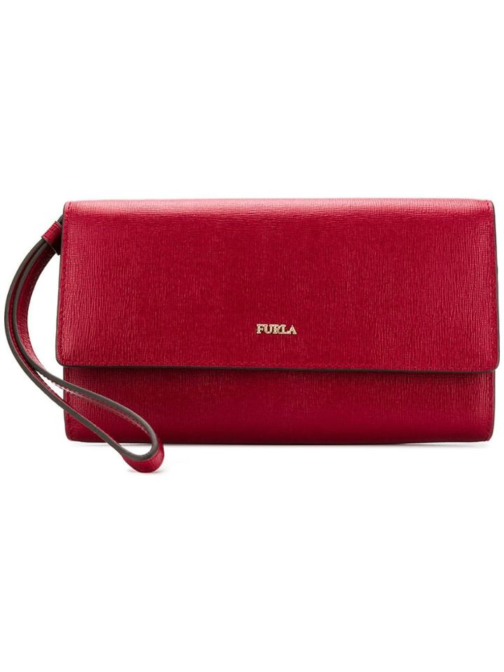 Furla Side Strap Wallet - Red
