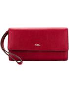 Furla Side Strap Wallet - Red