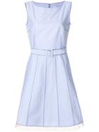 Marc Jacobs Chambray Flared Dress - Blue