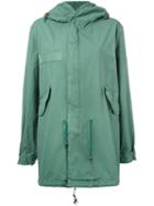 Mr & Mrs Italy - Zipped Hooded Coat - Women - Cotton - Xs, Green, Cotton