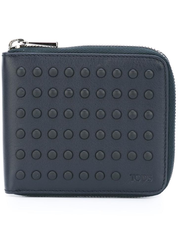 Tod's Embossed Zipped Wallet
