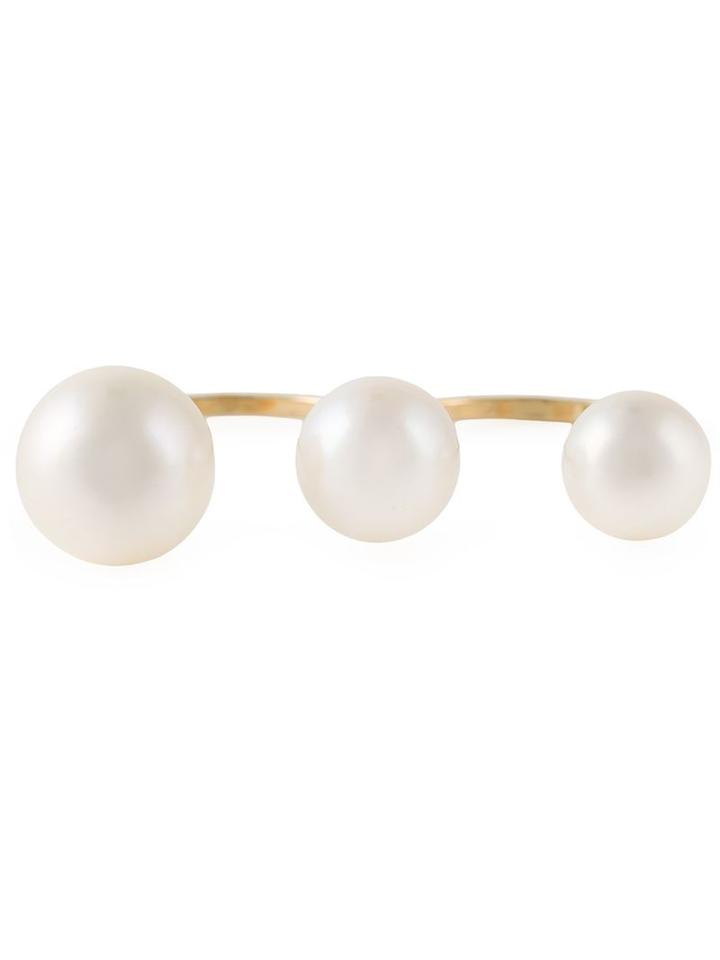 Delfina Delettrez Three Pearl Ring