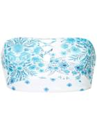 Seafolly Sunflower Tube Bikini Top - White