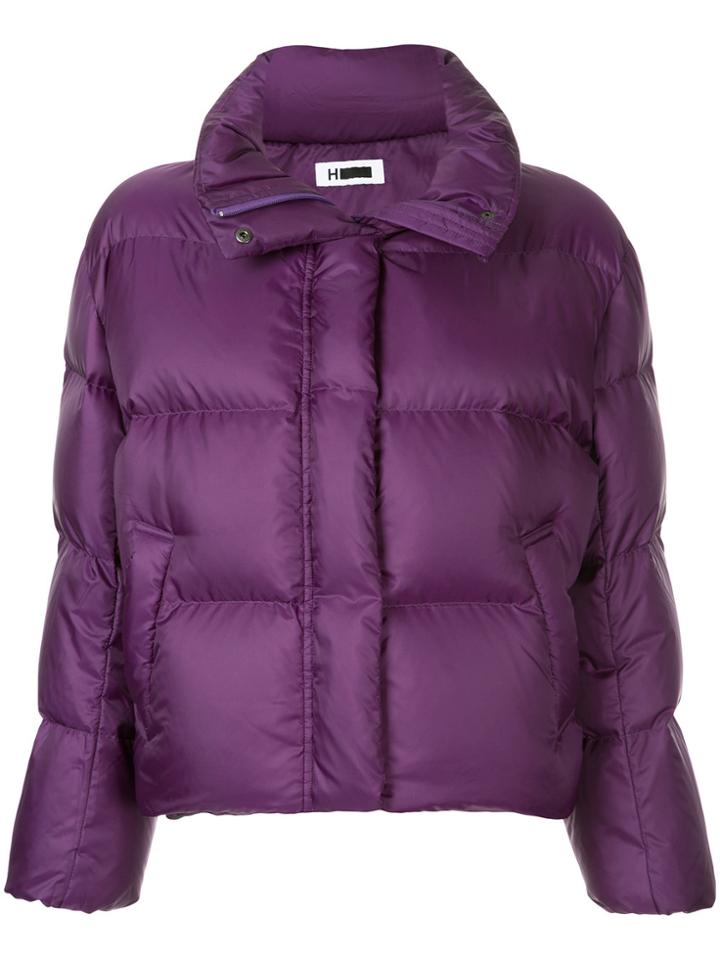 H Beauty & Youth Puffer Jacket - Pink & Purple