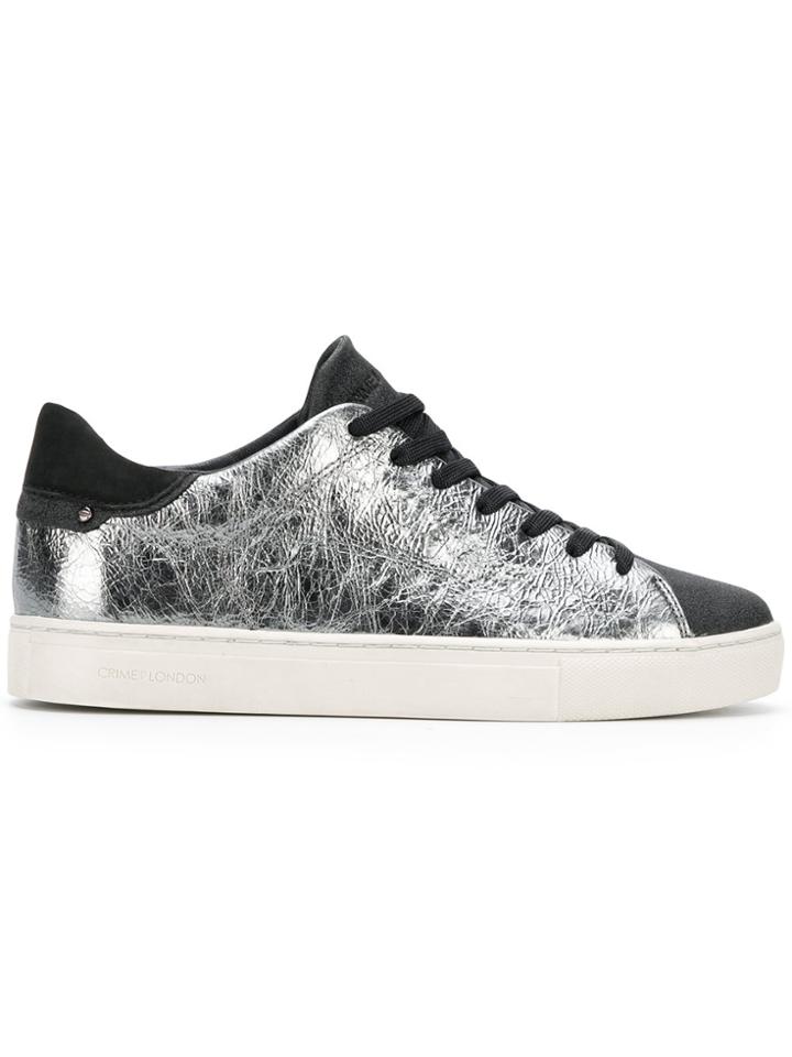 Crime London Beat Low-top Sneakers - Metallic