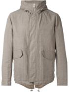 Eleventy Lightweight Hooded Jacket, Men's, Size: Xxl, Nude/neutrals, Cotton/linen/flax