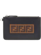 Fendi Logo Pouch - Black