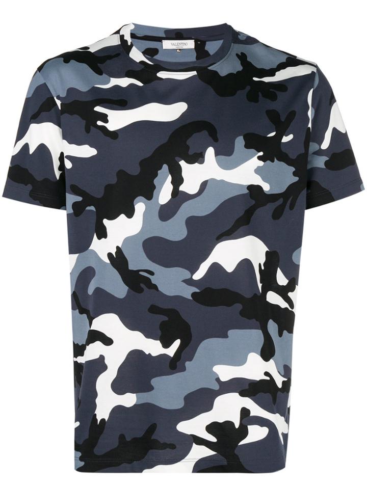 Valentino Camouflage T-shirt - Grey