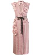 Ann Demeulemeester Floral Motif Gilet - Pink