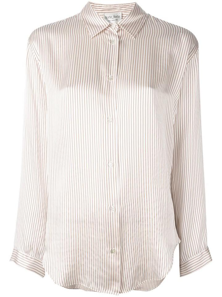 Forte Forte Pinstriped Button Down Shirt