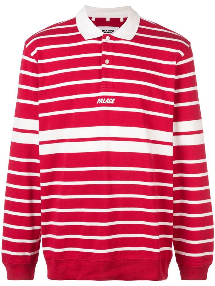 Palace Striped Jumper - Red