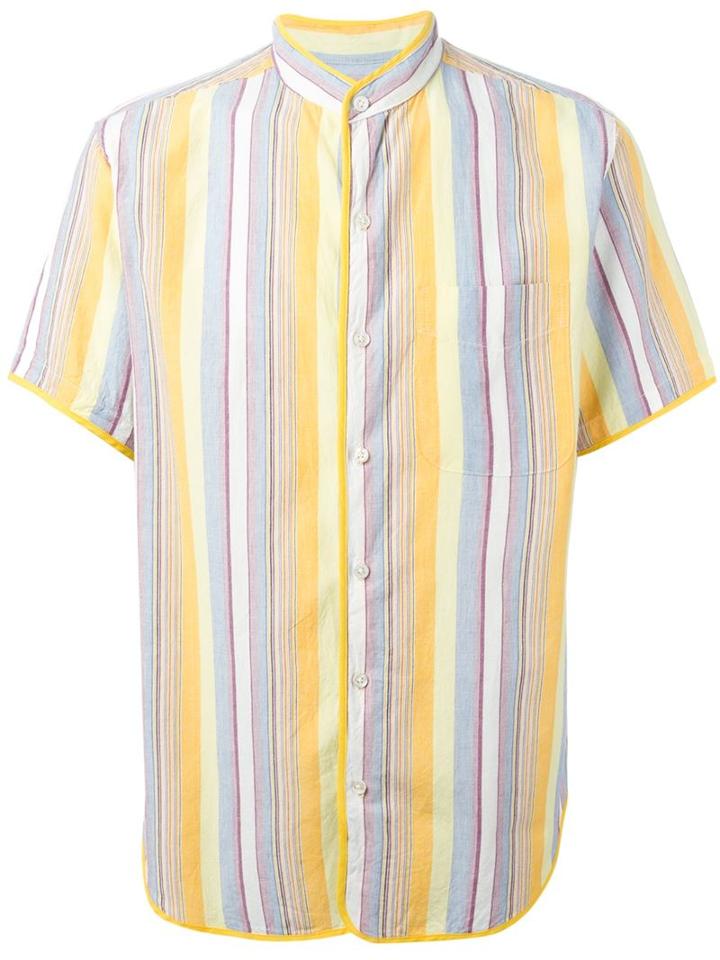 Engineered Garments 'copley' Striped Shirt, Men's, Size: Small, Cotton