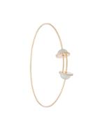 Delfina Delettrez Pearl End Bangle - Metallic