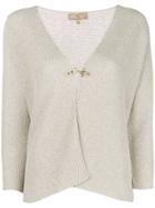Fay Single Button Cardigan - Nude & Neutrals