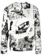 Versus Graphic Logo Sweatshirt - Grey