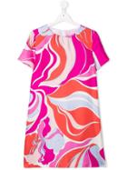 Emilio Pucci Junior Teen Abstract Print Dress - Pink