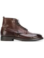 Alberto Fasciani Lace Up Ankle Boots - Brown