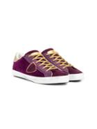 Philippe Model Kids Glitter Detail Sneakers - Purple