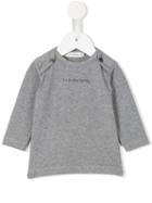 1+ In The Family - 'norman' Top - Kids - Cotton/spandex/elastane - 6 Mth, Infant Girl's, Grey