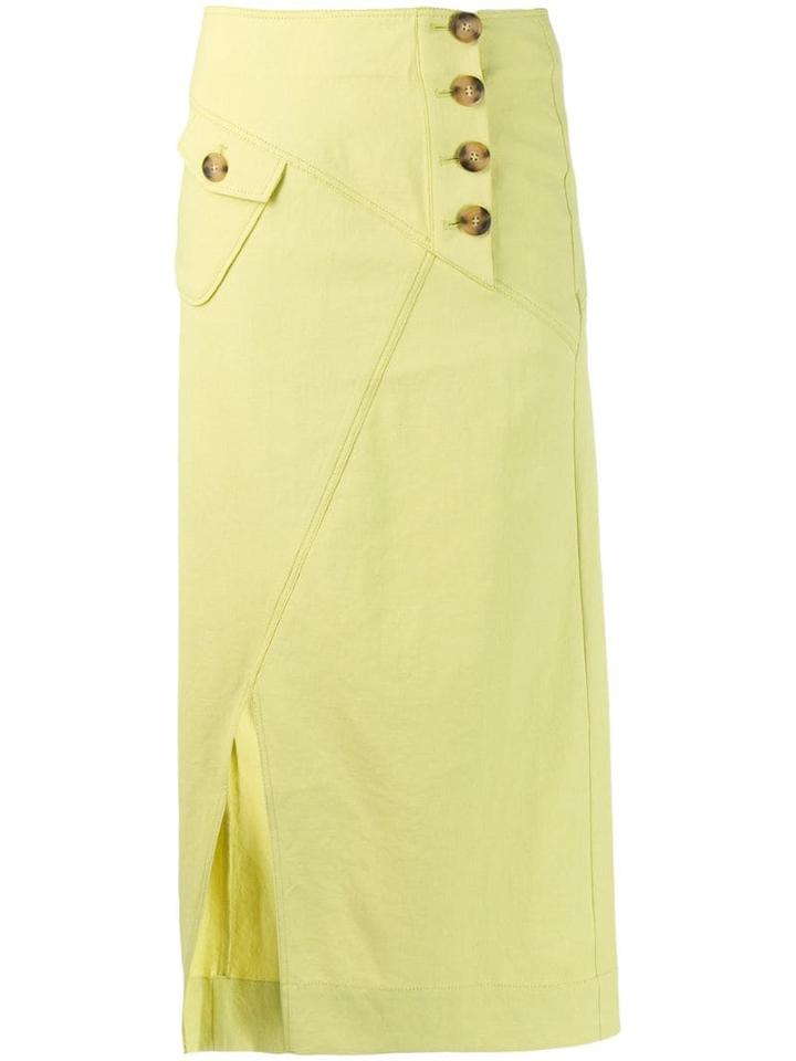 Rejina Pyo Astrid Midi Skirt - Green