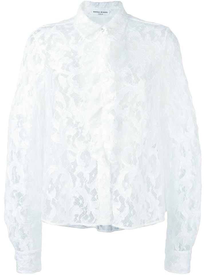 Sonia Rykiel Floral Lace Shirt