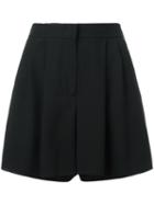 Alberta Ferretti Pleated Shorts, Women's, Size: 40, Black, Acetate/rayon