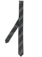 Saint Laurent Embellished Skinny Tie - Black
