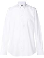 Dolce & Gabbana Logo Patch Collar Shirt - White