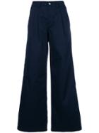 Société Anonyme Long Wide Leg Trousers - Blue