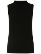 Alcaçuz High Neck Guaracema Blouse - Black