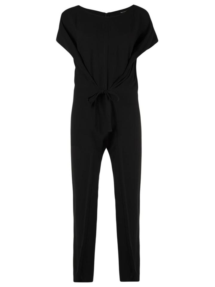 Uma Raquel Davidowicz Round Neck Jumpsuit, Women's, Size: 44, Black, Viscose