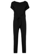 Uma Raquel Davidowicz Round Neck Jumpsuit, Women's, Size: 44, Black, Viscose