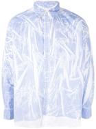 Doublet Patterned Shirt - Blue