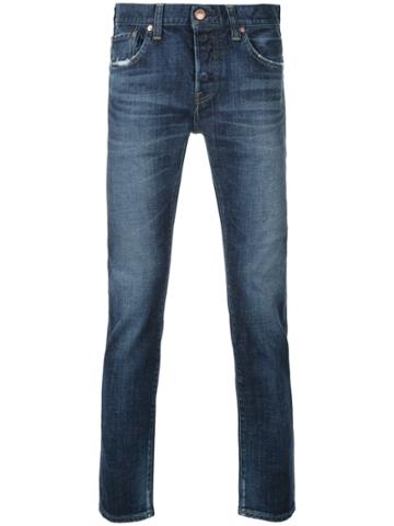 Red Card Light-wash Fitted Jeans - Blue