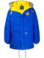 Polo Ralph Lauren Oversized Two Tone Puffer Coat - Blue