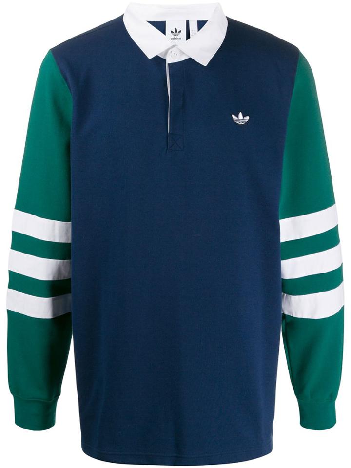 Adidas Samstag 3-stripes Polo Shirt - Blue